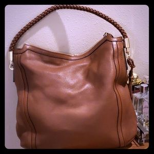 Gucci camel leather Bella hobo
